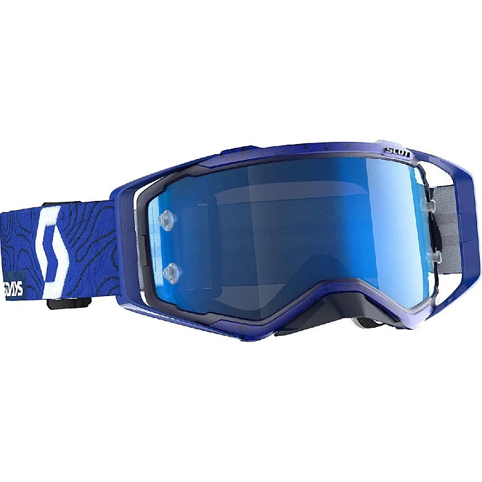 Scott Prospect Six Days Italy Blue/Electric Blue Chrome мотоочки