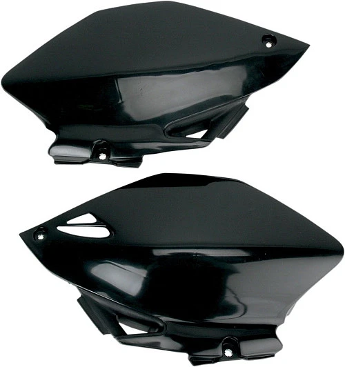 Ufo щиток бокового номера Yamaha YZ250F/450F 06-09, черный (YA03883-001)