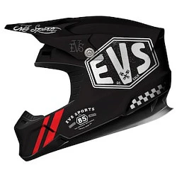 EVS T5 Fury шлем кроссовый, черный матовый