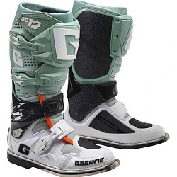 Gaerne SG12 мотоботы кроссовые, бело-зелено-черный