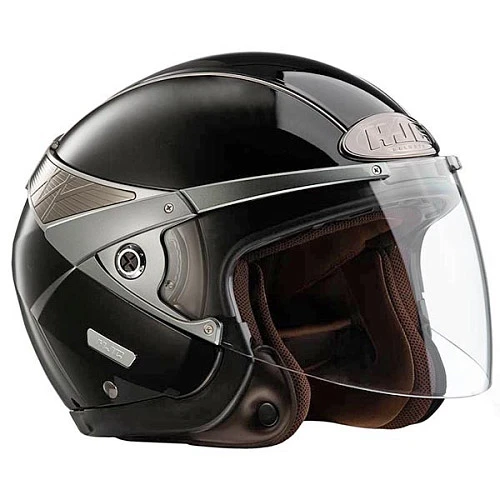 HJC ARTY Black Metalic шлем открытый