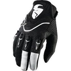Thor Flow мотоперчатки, черно-белый