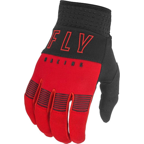 Fly Racing F-16 2021 мотоперчатки детские, черно-красный