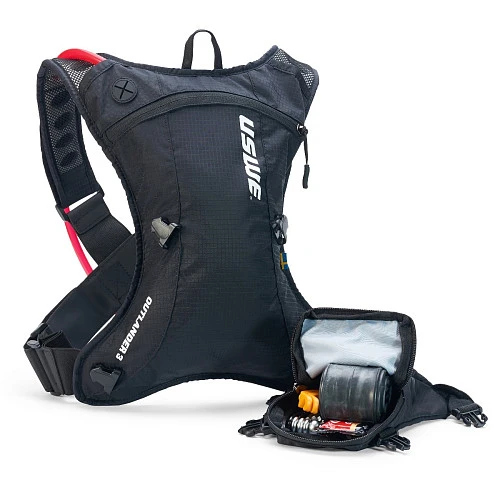 USWE Outlander 3L JR Hydration Pack (1.5L) Carbon Black рюкзак-гидропак, черный