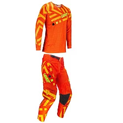 Leatt 3.5 Ride Kit Junior 2024 Citrus комплект подростковый, мотоштаны + джерси