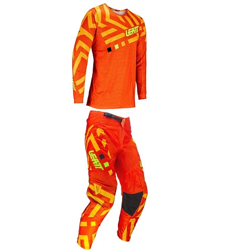 Leatt 3.5 Ride Kit Junior 2024 Citrus комплект подростковый, мотоштаны + джерси