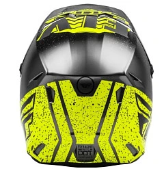 Fly Racing Kinetic K120 2020 шлем кроссовый, серо-черно-салатовый