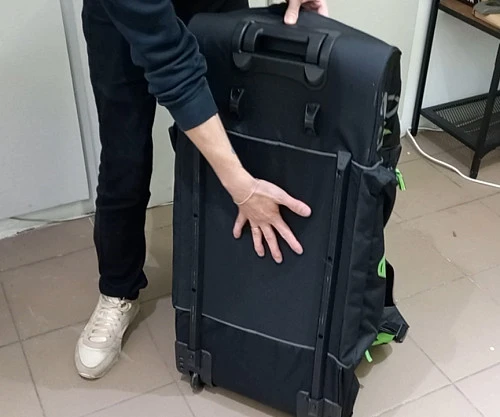 UFO Travel Trolley Black/Green сумка на колесах, черно-зеленый
