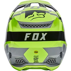 Fox Racing V3 RS 2022 Riet Flow Yellow шлем кроссовый
