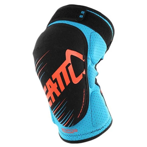 Leatt 3DF 5.0 Junior наколенники подростковые, сине-оранжевый