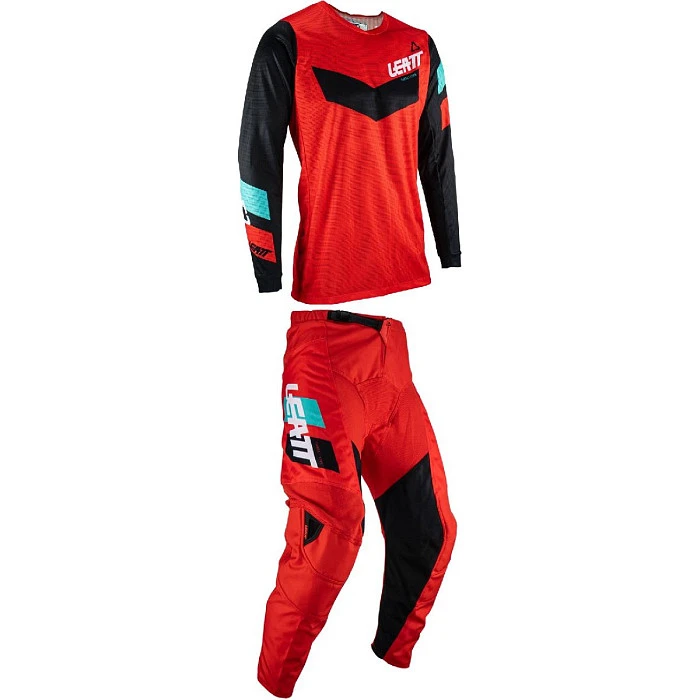 Leatt 3.5 Ride Kit 2023 Red комплект мотоштаны + джерси
