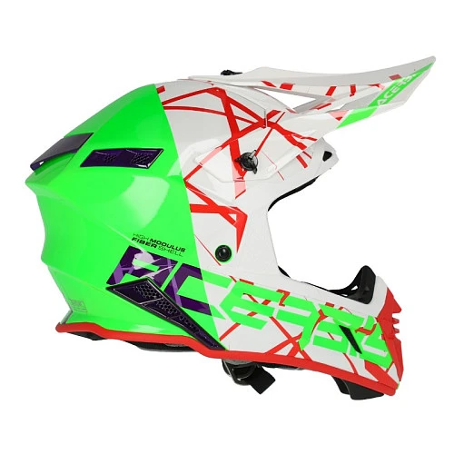 Acerbis X-Track 22-06 Green/White шлем внедорожный, зелено-белый