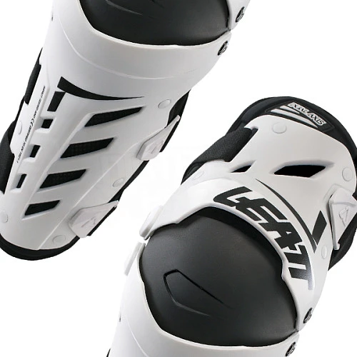 Leatt Dual Axis шарнирные наколенники, белый