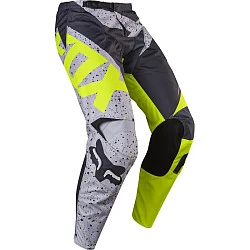 Fox Racing 180 Nirv мотоштаны, серо-желтый