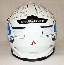 Ataki SC-15 Rift шлем кроссовый детский, бело-синий