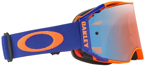 Oakley Airbrake Orange / Blue Prizm MX Sapphire мотоочки (OO7046-61)