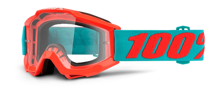 100% Accuri JR Passion Orange Clear Lens мотоочки детские