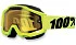 100% Accuri Snow Fluo/Yellow Vented Dual Lens w/Pins очки снегоходные, желтый