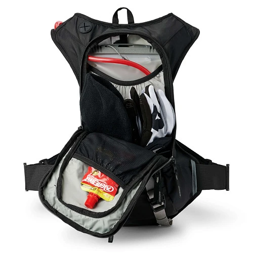 USWE Raw 8L Hydration Pack (3L) Carbon Black рюкзак-гидропак, черный
