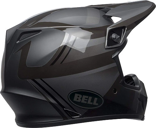 Bell MX-9 Mips Blkout Maradr шлем кроссовый, серо-черный