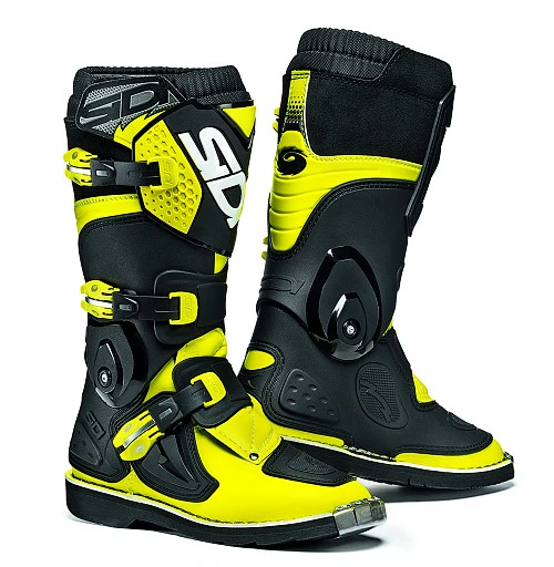 Sidi Flame мотоботы детские/женские, желто-черный