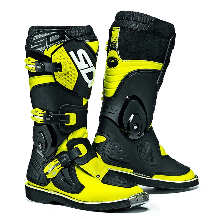Sidi Flame мотоботы детские/женские, желто-черный