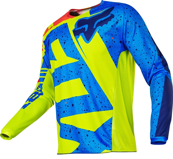 Fox Racing 180 Nirv Youth джерси подростковая, желто-синий