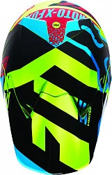 Козырек к шлему Fox V3 Divizion, сине-желтый