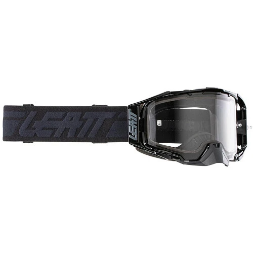Leatt Velocity 6.5 Stealth / Light Grey 58% мотоочки, двойная линза