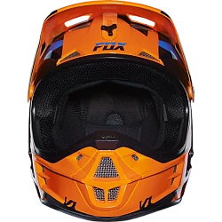 Fox Racing V1 Mako шлем кроссовый, оранжево-синий
