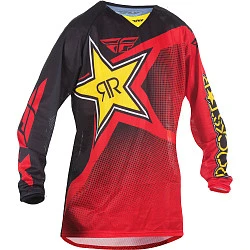 Fly Racing Kinetic Rockstar 2017 джерси, красно-черный