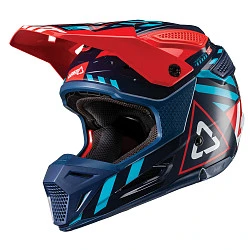Leatt GPX 3.5 шлем кроссовый, сине-красный