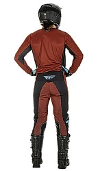 Fly Racing Kinetic Fuel комплект, кирпично-черный