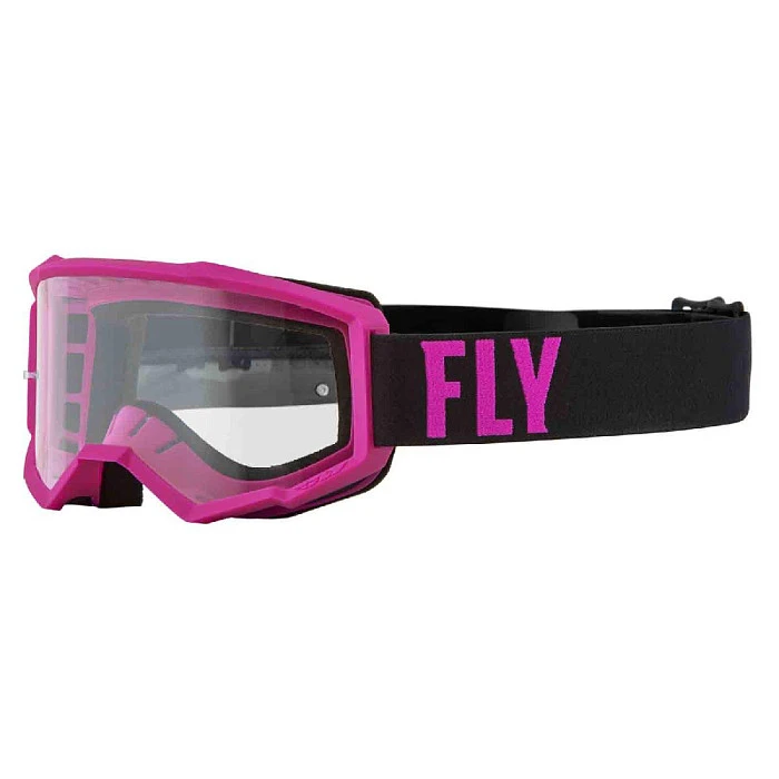Fly Racing Focus 2022 мотоочки, розово-черный