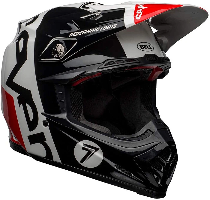 Bell Moto-9 Flex Seven Galaxy Gloss Black/White/Red шлем кроссовый