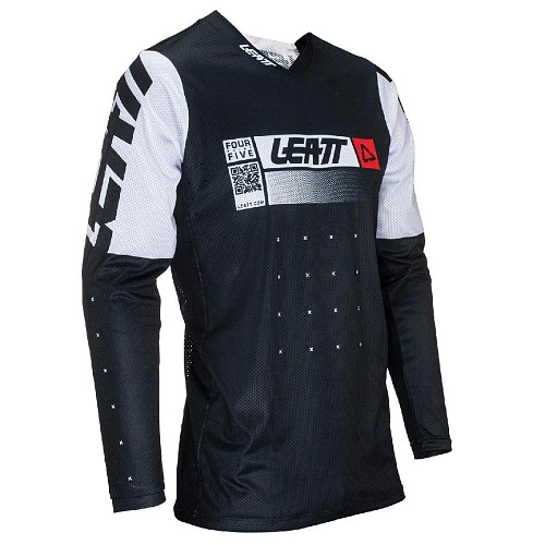 Leatt Moto 4.5 Lite 2024 Black джерси, черный