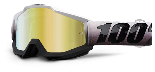 100% Accuri Invaders Mirror Gold Lens мотоочки