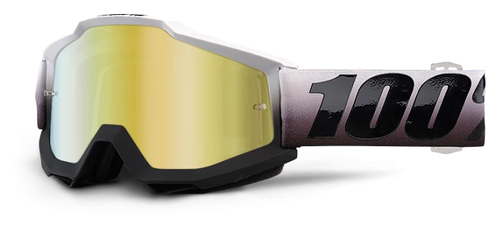 100% Accuri Invaders Mirror Gold Lens мотоочки