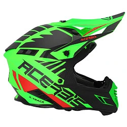 Acerbis X-Track 22-06 Fluo-Green/Black шлем внедорожный