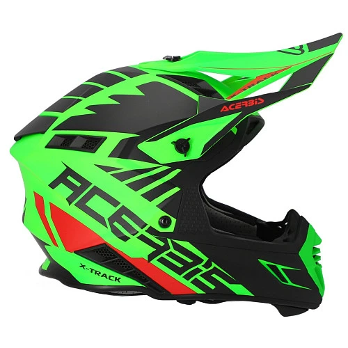 Acerbis X-Track 22-06 Fluo-Green/Black шлем внедорожный, зелено-черный
