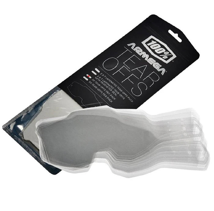 100% Armega Laminated Perimeter Tear Offs 2x7шт отрывные пленки