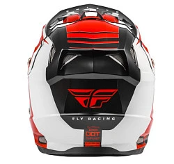 Fly Racing Toxin Transfer 2021 шлем кроссовый, красно-черно-белый
