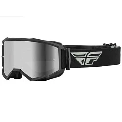 Fly Racing Zone 2022 мотоочки, серо-черный, серая зеркальная линза