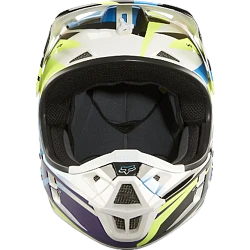 Fox Racing V1 Costa шлем кроссовый, желто-синий