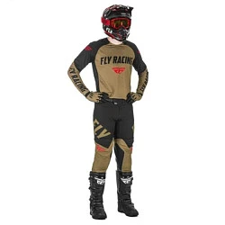 Fly Racing Evolution DST 2021 комплект, хаки черно-красный