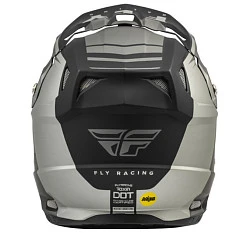 Fly Racing Toxin MIPS Transfer шлем кроссовый, серо-черный матовый