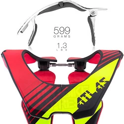 Atlas Air Radioactive 2017 защита шеи, желто-красный