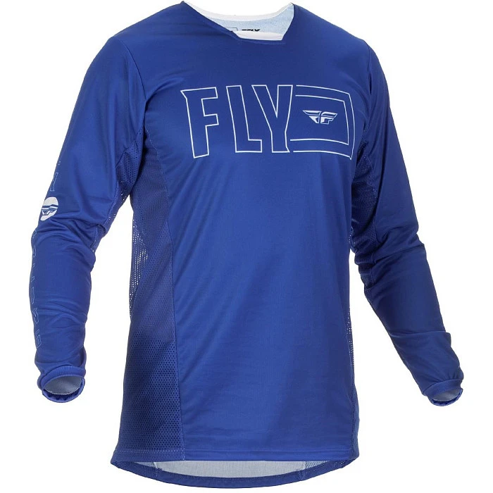 Fly Racing Kinetic Fuel джерси, сине-белый