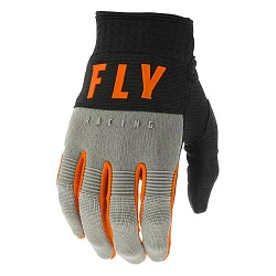 Fly Racing F-16 2020 мотоперчатки детские, серо-оранжево-черный