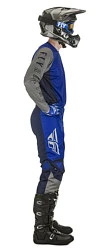 Fly Racing Kinetic K121 2021 комплект, сине-фиолетово-серый